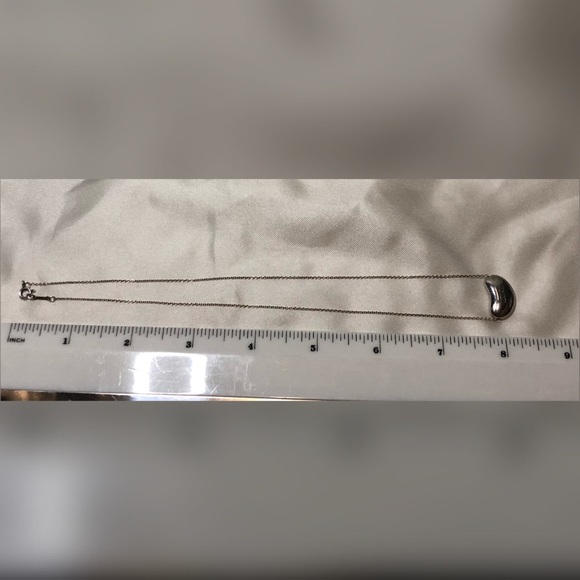 Tiffany by Peretti 925 Large Bean 16” Necklace - Picture 8 of 10